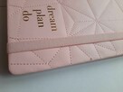 Różowy pikowany organizer osobisty pink planner - 3