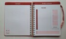 Różowy pikowany organizer osobisty pink planner - 10