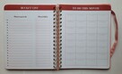 Różowy pikowany organizer osobisty pink planner - 7