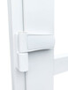 Drzwi białe 90x210 szyba panel sklepowe biurowe cieple - 3