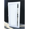 nowe drzwi białe PVC 100x210 kłamka gratis od ręki - 1