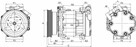 Kompresor , sprężarka klimatyzacji 38810-1RA-Y01,TRSE09-3773 - 2