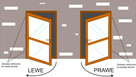 drzwi PVC złoty dąb 110x210 biurowe sklepowe, panel, szyba - 4