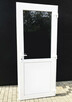 nowe drzwi kolor białe, szyba 110x210 wejściowe od ręki - 2