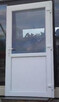 nowe drzwi PVC 90x210 szyba, panel, wejściowe, wzmocnione - 1