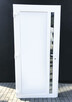 nowe drzwi białe 100x210 zewnętrzne cieple, długa szyba - 1
