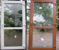 drzwi PVC 90x210 szyba, panel, wejściowe, wzmocnione - 2