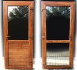 drzwi PVC 90x210 szyba, panel, wejściowe, wzmocnione - 1