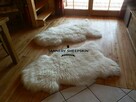 Skóra Owcza Biała GIGANT Skóry Owcze Skóra Naturalna XXXL - 2