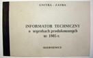 Informator o wyrobach UNITRA ZATRA 1985 transformator - 4