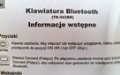 Klawiatura bluetooth ze skórzanym etui na tablet 7 cali nowa - 9