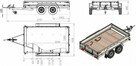 Unitrailer Przyczepka 2-osie 264x150 UT EXPERT 2615/2 - 3