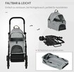 Wózek dla zwierząt 2w1 torba transportowa - 9