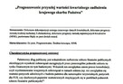 „Prognozowanie przyszłej wartości kwartalnego zadłużenia. - 1