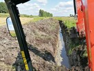 Prace minikoparką wykopy przyłącza Wisznice Tuczna - 4