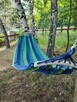 Nowe hamaki duże 200x150cm z drewnianymi pałąkami - 4