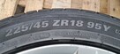 Felgi Koła Aluminiowe TOYOTA 225/45/R18 KUMHO 7.5mm 5x114.3 - 8