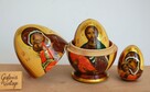 Jajko rosyjskie, pisanka, ikona Matka Boża Włodzimierska - 7