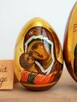 Jajko rosyjskie, pisanka, ikona Matka Boża Włodzimierska - 14