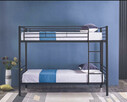 Łóżko tradycyjne Furnitex 96 x 210 cm szare - 2