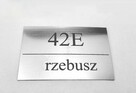 Wysokiej klasy elegancka Tabliczka adresowa numer domu grawer - 5