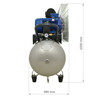 KOMPRESOR POWIETRZA 150l 400V LAND REKO 620L/MIN - 3