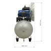 Kompresor tłokowy LAND REKO 100L 430l/min 230V Kompresor - 3