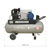 Kompresor tłokowy PCU 150l 490l/min 400V sprężarka Land Reko - 2