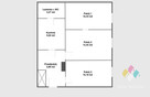 3 pokojowe, parter, pow. 60,45 m2 - 13