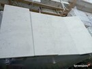 Płytki marmurowe BIANCONE pasy 2 cm szczotka szerokość 40 cm - 6