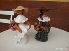 dwie figurki ceramiczne - 3