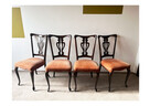 Krzesła Art Deco drewniane 4 szt. - 9