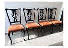 Krzesła Art Deco drewniane 4 szt. - 11