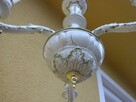 kolekcjonerski porcelanowy żyrandol + kryształki - 7