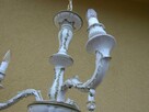 kolekcjonerski porcelanowy żyrandol + kryształki - 8