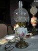 stara lampa- lampka jak naftowa w kwiaty - 3