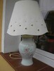 porcelana - stara lampa / lampka limoges angelique - 3