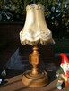 drewniana lampa -lampka ze zmywalnym abażurem - 4