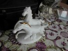 porcelanowa figurka konie - 4