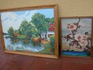 obraz olejny sygnowany 2 sztuki w cenie - 4
