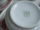kolekcjonerski różany serwis z porcelany sygnowany - 4