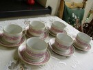 kolekcjonerski różany serwis z porcelany sygnowany - 7
