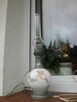 stara kolekcjonerska lampa z kwiatkiem - 2