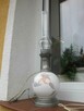 stara kolekcjonerska lampa z kwiatkiem - 3