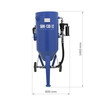 Piaskarka hydropiaskarka sodowarka 130L ZESTAW BHP piaskarka - 2