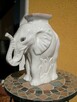 figurka porcelanowy słoń - 1