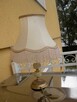 stara kolekcjonerska lampa / lampka z onyksem i mosiądzem - 6