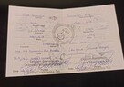 Złoty pierścionek z granatami i diamentami - 8