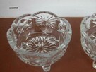 stare kryształowe miseczki 2 szt - 4
