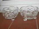 stare kryształowe miseczki 2 szt - 3